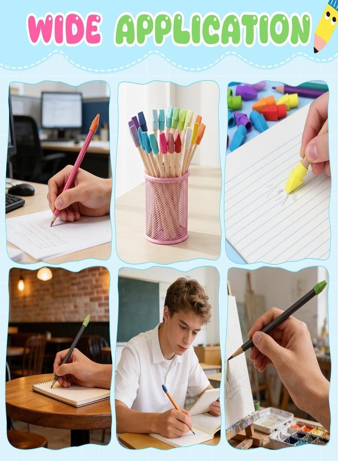 YooNotee 800 Pcs Pencil Top Erasers Bulk 15 Assorted Colors Pencil Cap Erasers Pencils Eraser Toppers for Writing, Home Office Supplies, Party Favor Bags, Game Prize Giveaways - Image 5