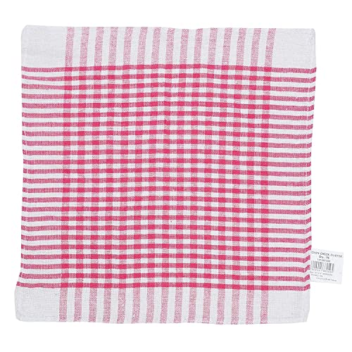 Rokoo Checked Cloth Duster Cloth Napkin 16 x 16 Inches Multicolor (Pack of 5) - Image 2