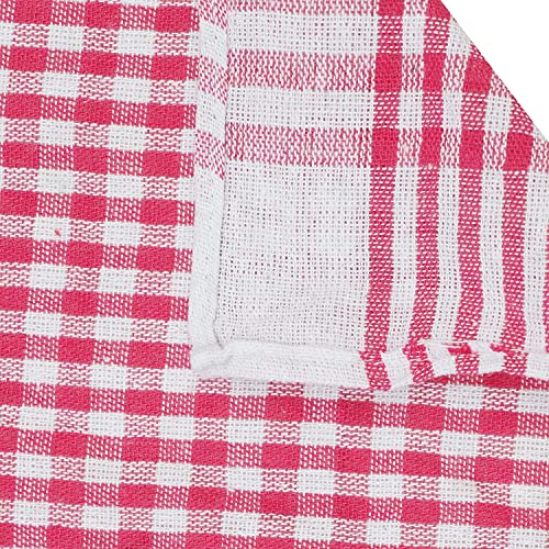 Rokoo Checked Cloth Duster Cloth Napkin 16 x 16 Inches Multicolor (Pack of 5) - Image 3