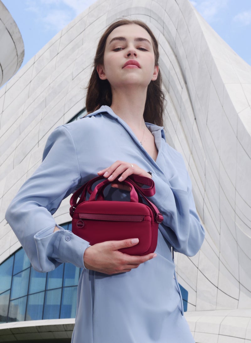 Chantria CB00771 Mini Handbag Shoulder Women's Crossbody Fashion Trendy for Travel Dailyuse Bag - Red  - Image 2