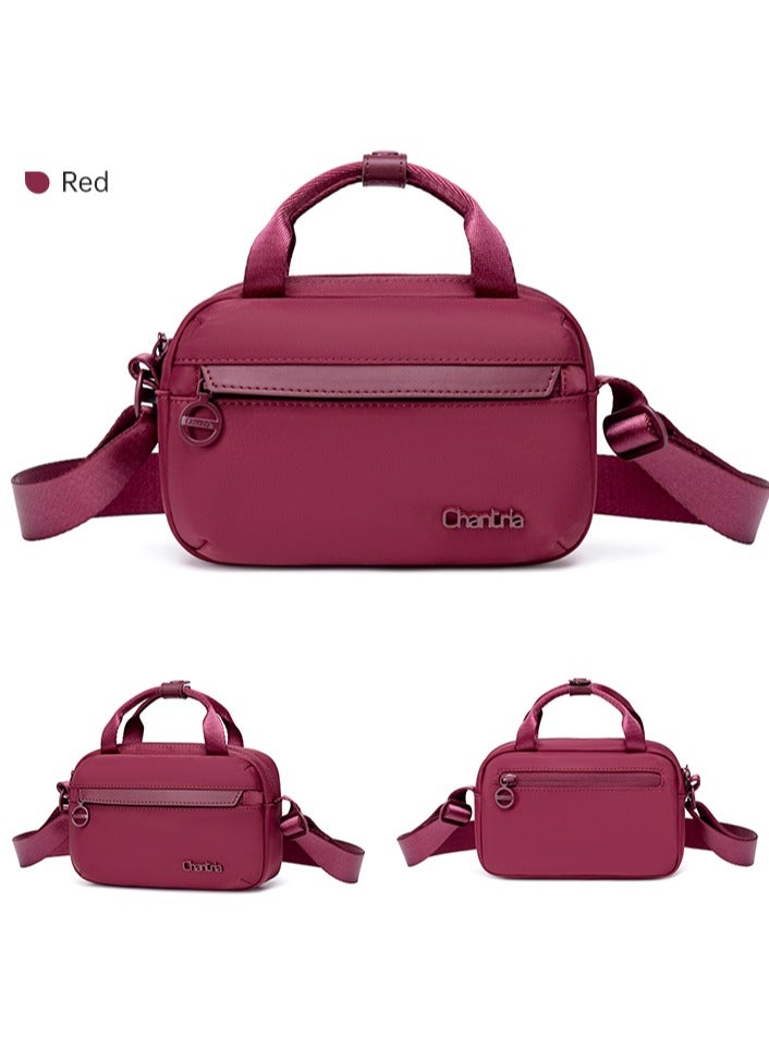 Chantria CB00771 Mini Handbag Shoulder Women's Crossbody Fashion Trendy for Travel Dailyuse Bag - Red  - Image 4