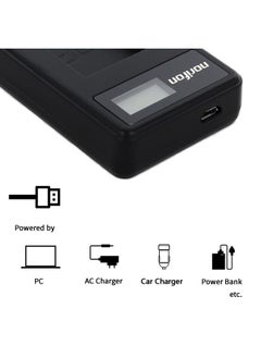 Norifon BP1030 LCD USB Charger for Samsung NX1000, NX200, NX210, NX300 Camera and More  - Image 2
