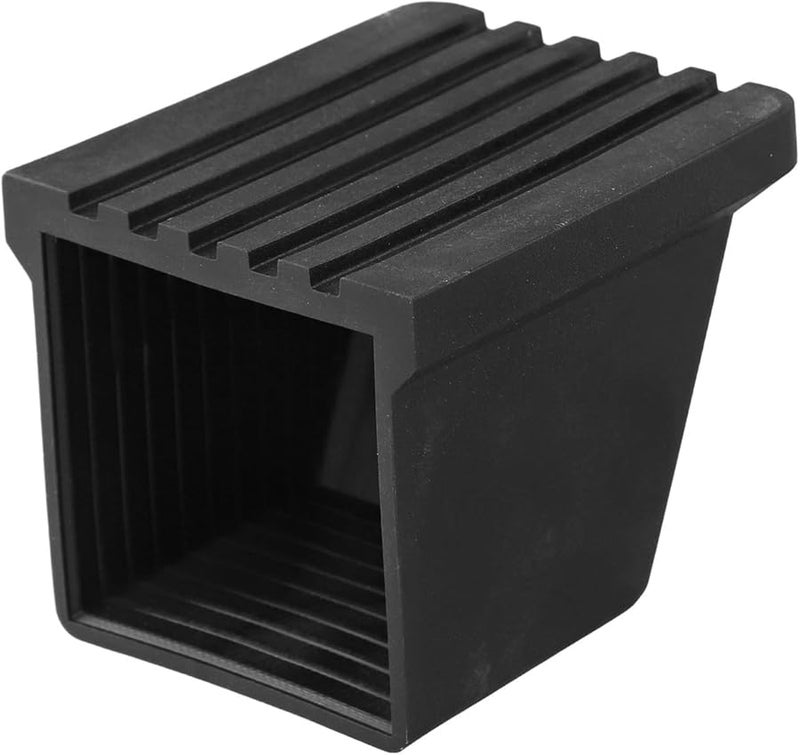 4PCS Black Rubber Gym Floor Protectors 50X50mm Square End Cap For Fitness Equipment - Image 5
