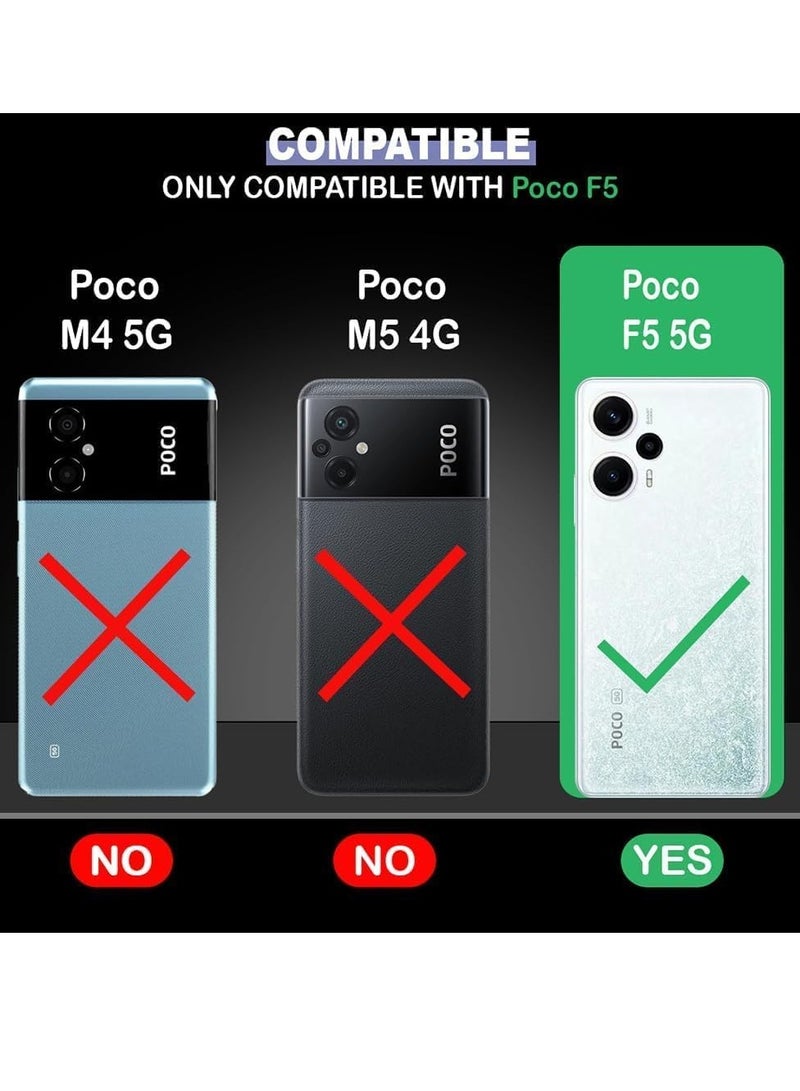 تين تك جراب حماية شفاف لموبايل بوكو اف 5 / Poco F5 من البولي يوريثين المقاوم للحرارة مضاد للخدوش من تين تك - شفاف - Image 2