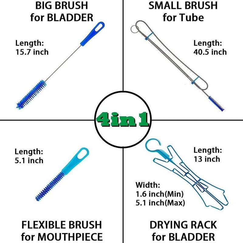 WACOOL 3L 3Liter 100oz BPA Free EVA Hydration Pack Bladder, Leak-Proof Water Reservoir - Image 4