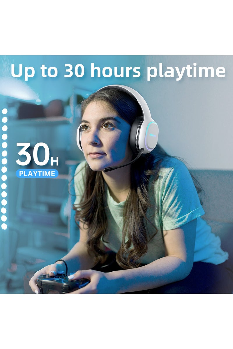 KOFIRE UG-05 Wireless Gaming Headset Wired Bluetooth 2.4GHz for PS5, PS4, Switch, PC, Laptop, Xbox - Image 5