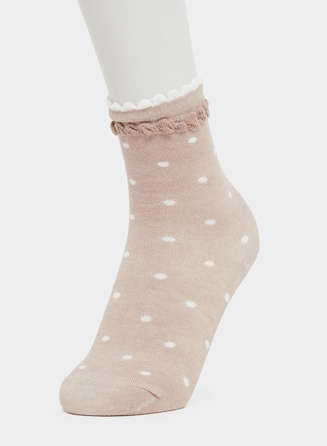 Styli Styli Set of 3 - Polka Dots Crew Socks - Image 2