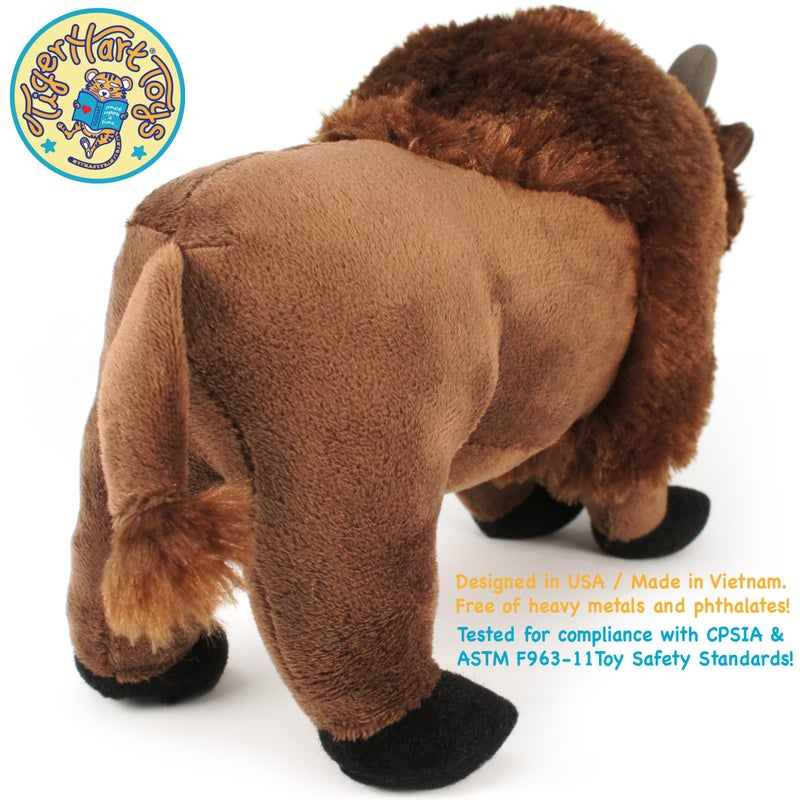 TigerHart Billy The Bison - 10 Inch Buffalo Stuffed Animal Plush - Image 5