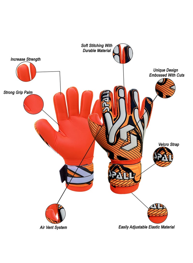 Spall Goalkeeper Gloves with Super Protection Finger Support, for Match and Training, Perfect for Men, Women, Adults, Kids,Teenagers - Image 2