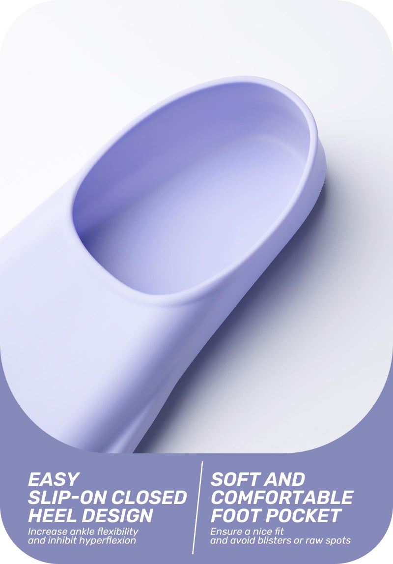 CAPAS Swim Training Fins Comfortable Silicone Lap Swimming Short Blade Floating Flippers with Mesh Bag for Adult Men Women Build Leg Strength - Image 3