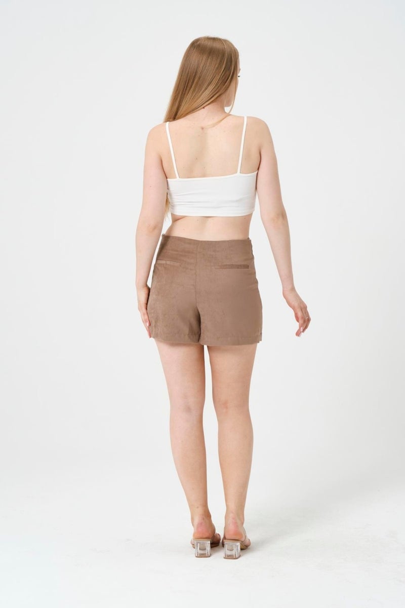 RICH Beige Shorts Skirt  - Image 2