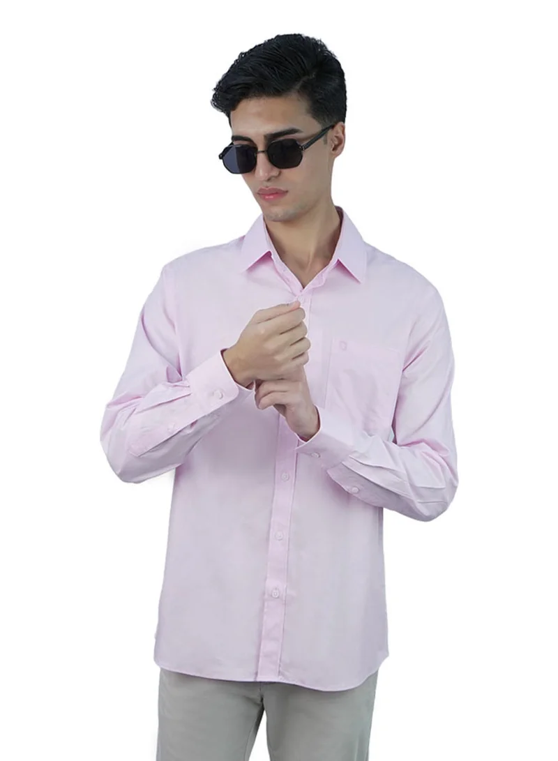 Men Slim Cotton Oxford Shirt