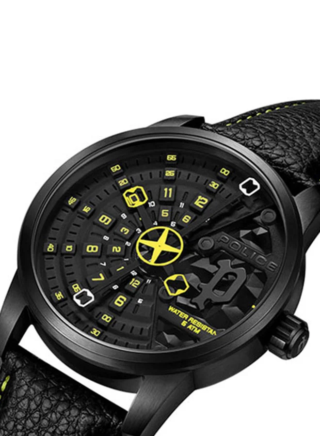 POLICE Avondale Gents Analog Watch With Black Dial & Black Strap -PEWJA0022101
