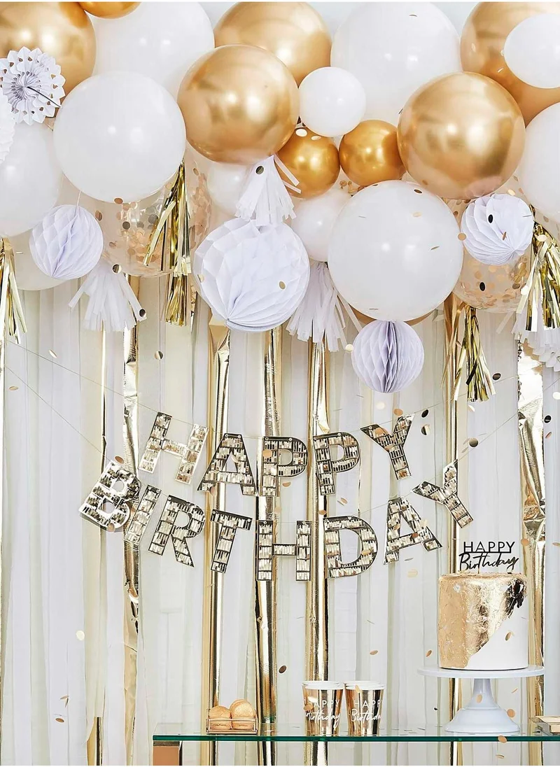 Ginger Ray Gold Foiled Happy Birthday Napkin