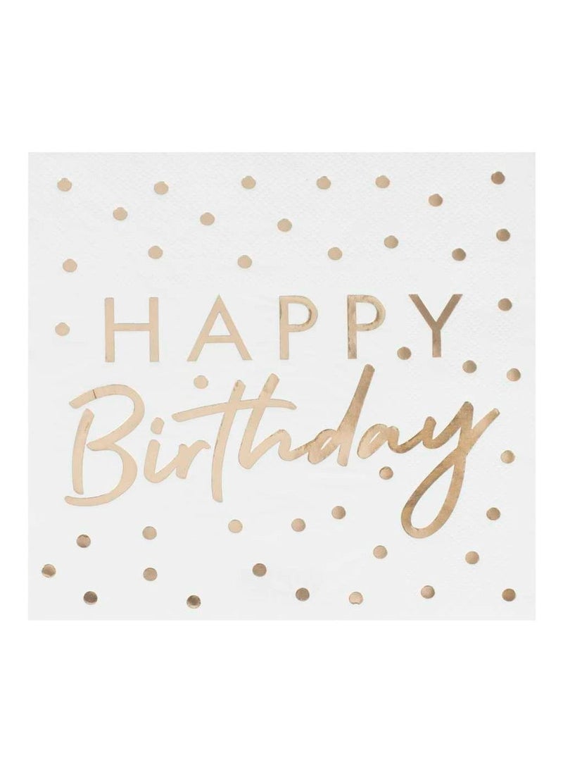 جينجر راي منديل عيد ميلاد سعيد بورق ذهبي - Image 3