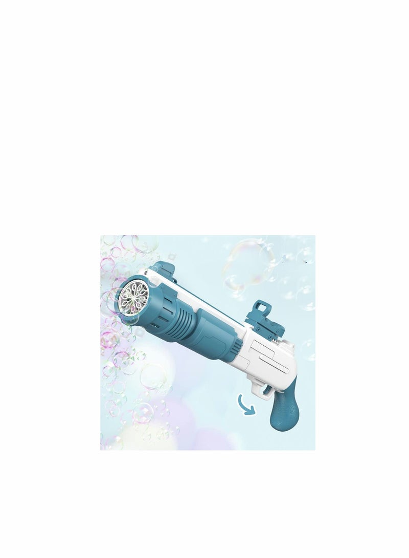 KASTWAVE Automatic Bubble Machine with Refill Solution, 10-Holes Bubble Machine Gift for Adults Children, 20 inch Large Bubbles Gun Indoor Outdoor Party - Image 3