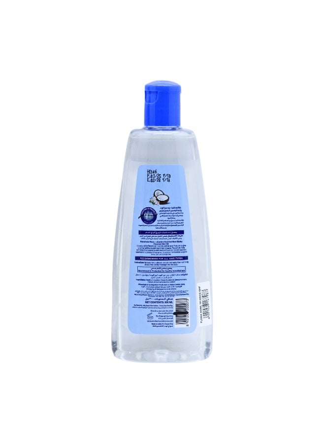 Parachute Flora, Jasmine Scented Non-Sticky Coconut Hair Oil 300ml - Image 2