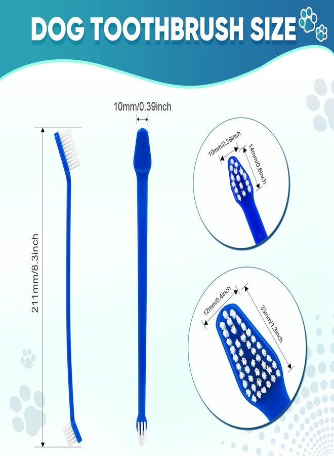 Navona 30 PCS Dog Toothbrushes, Double Headed Anti Slip Dog Tooth Brushing Kits, Cat Toothbrush, Pet Toothbrush for Dogs, Easy to Clean and Care for Teeth, Suitable for Small to Large Dogs and Cats - Image 3