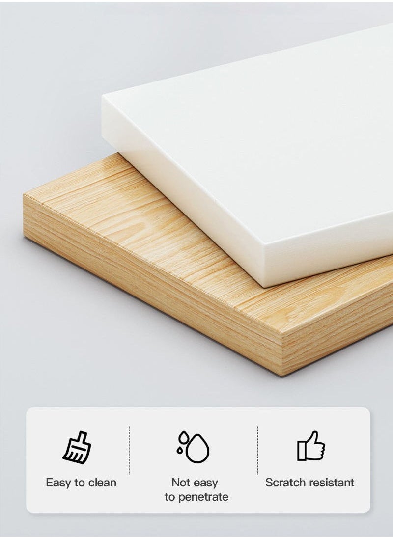 MIXDE - Bedside Table Simple Modern Bedroom Nightstands Wooden Minimalist Multi-function Light Luxury Style Bedside Storage Small Cabinet - Image 1