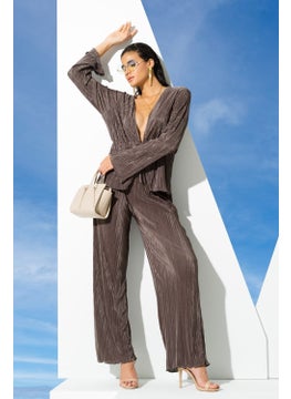 for you in&out 2-Piece Green Blouse and Trousers Set S27269  - Image 4