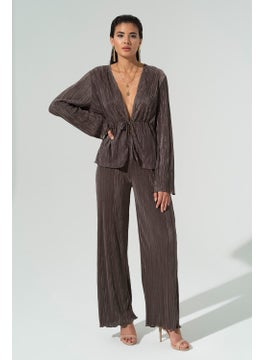 for you in&out 2-Piece Green Blouse and Trousers Set S27269  - Image 5
