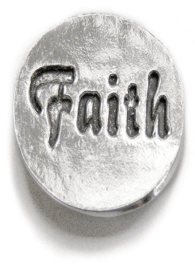 Basic Spirit Angel/Faith Pocket Token (Coin) Handcrafted Pewter Lead-Free CN-2 - Image 2