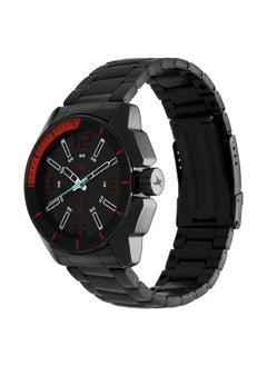 fastrack Fastrack Watch with Black Stainless Steel Strap for Guys 3089NM02, Black, bracelet  - Image 2