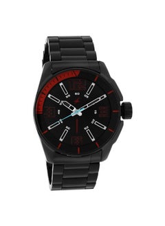 fastrack Fastrack Watch with Black Stainless Steel Strap for Guys 3089NM02, Black, bracelet  - Image 1