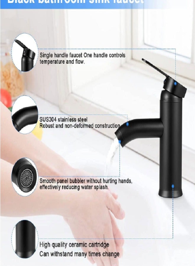 ميلانو خلاط حوض ميلانو ديتو أسود - Image 2