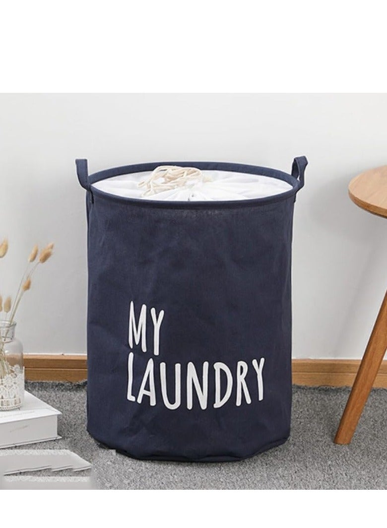 MIXDE Waterproof Laundry Baskets, Foldable Large Laundry Basket Laundry Hamper Bag Washing Bin Clothes Bag Organizer Basket, Clothes Storage Wash Basket Hamper for Toys Clothes Bedroom - Image 2