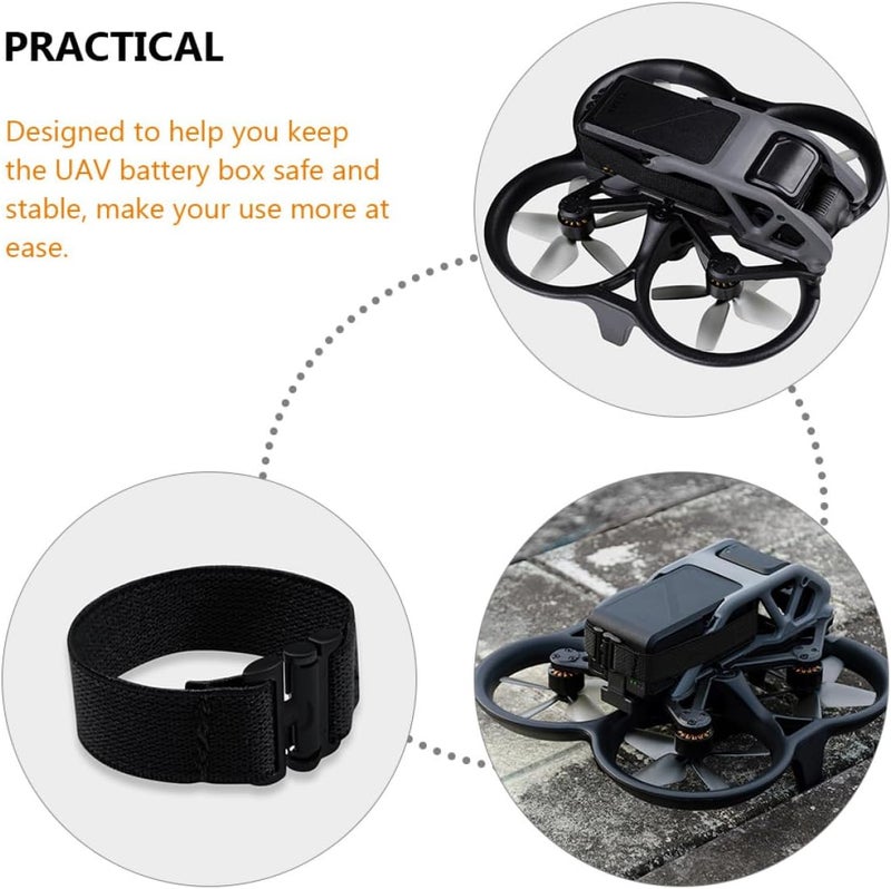 20pcs Battery Tie Battery Box Fixing Straps Replacement Fasteners Elastic Straps - Image 3