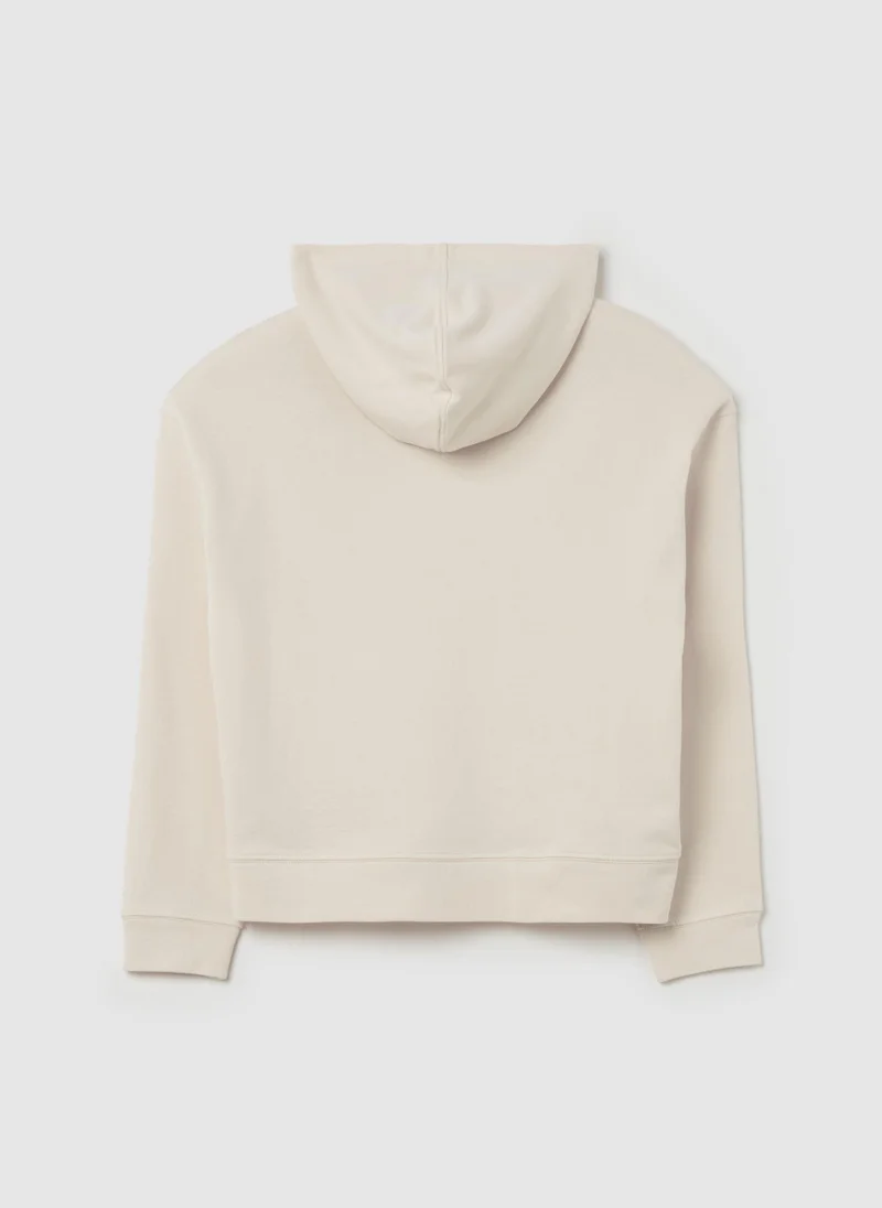 Ovs Hoodie With Printed Lettering