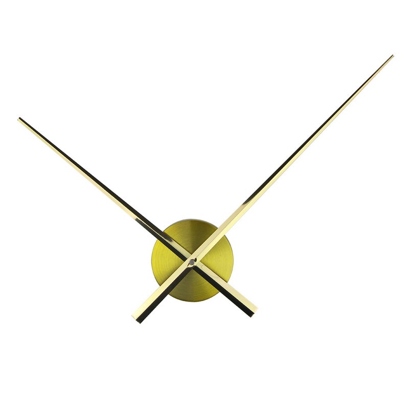 DIY Clock Hands Dial Creative Home Decor Gold belt packing box 