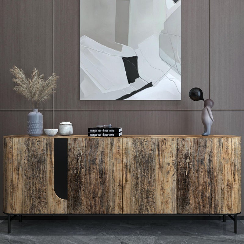 3yecao 16354 Thick Brown Grey Wood Wallpaper Peel And Stick Waterproof Gray Wood Grain Contact Paper Vinyl Wrap Matte Adhesive Distressed Wood Furniture Stickers for Cabinets Cupboard Kitchen Walls - Image 2