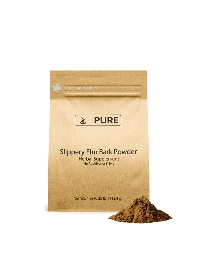 PURE ORIGINAL INGREDIENTS Pure Original Ingredients Slippery Elm Powder (4oz) Pure & Natural, Vegan, Gluten-Free - Image 1