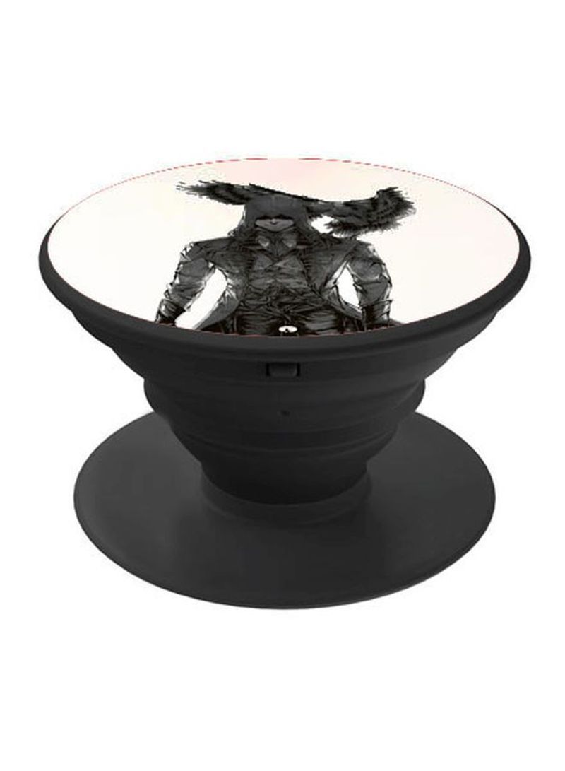 RKN Printed Pop Socket White/Black - Image 1