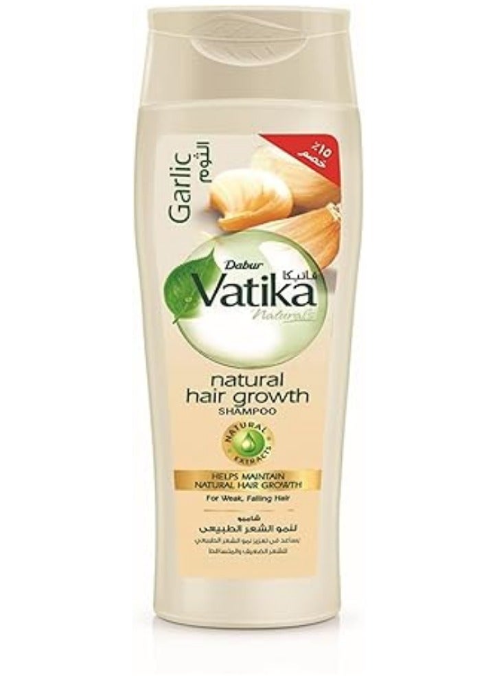 فاتيكا ناتشورالز شامبو لنمو الشعر بالثوم - 180 مل