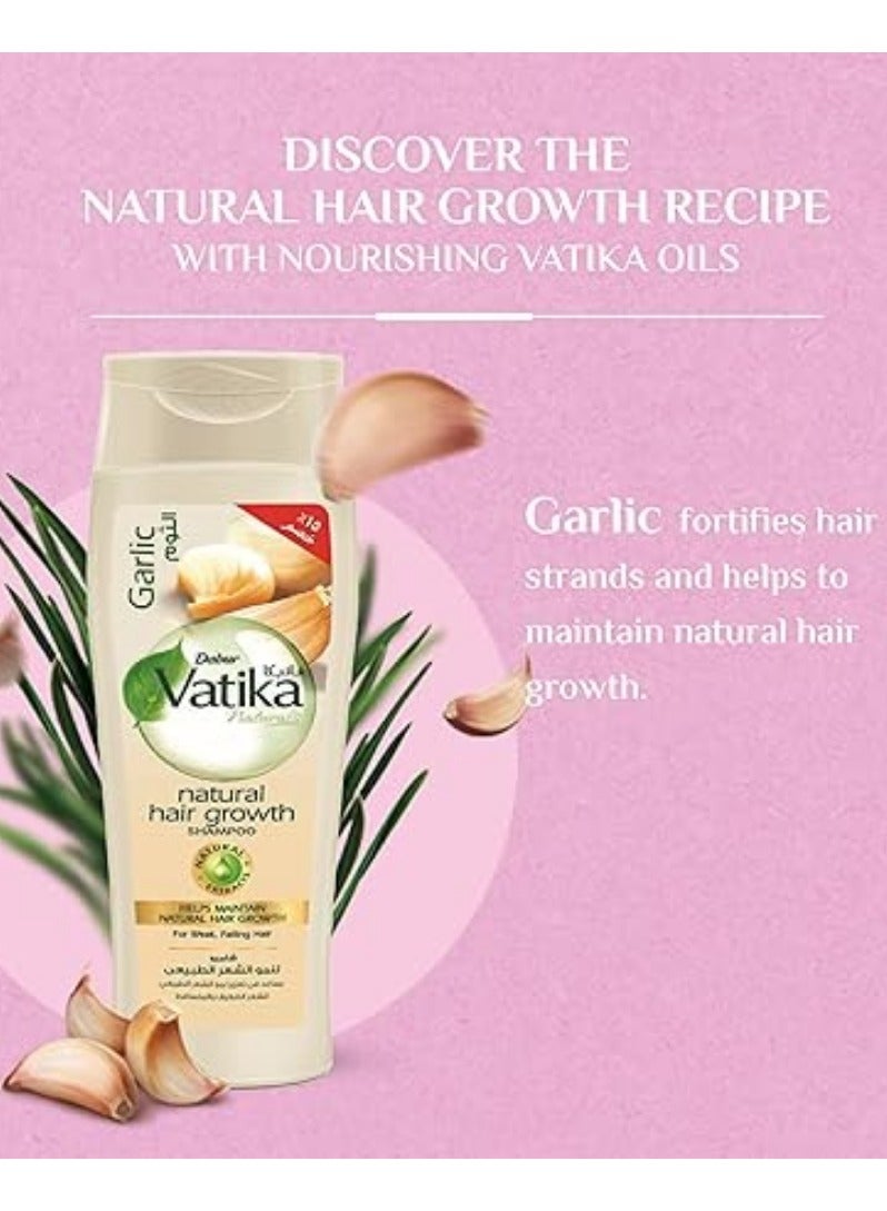 فاتيكا ناتشورالز شامبو لنمو الشعر بالثوم - 180 مل - Image 2