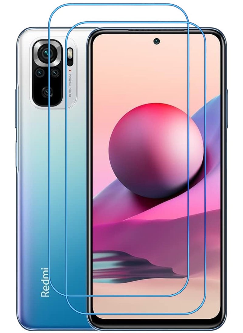 ACLIX 2 Pieces Antistatic ESD Dustproof Premium Quality High Definition Clear Tempered Glass Screen Protector Designed For Xiaomi Redmi Note 10 - Image 1