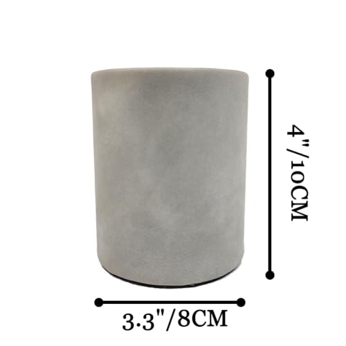 Fosinz Pen Pencil Holder Cup Container Leather Desk Organizer Stand Decor Brush Scissor Holder Decoration Office Desk Home School - Image 5