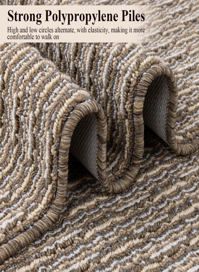 U'Artlines Kitchen Rugs and Mats Set of 2, Non Skid Washable Multicolored Farmhouse Kitchen Mats for Floor, Absorbent and Stain Resistant Floor Mat for Laundry, Sink Decor 20x32+20x59(Beige) - Image 3