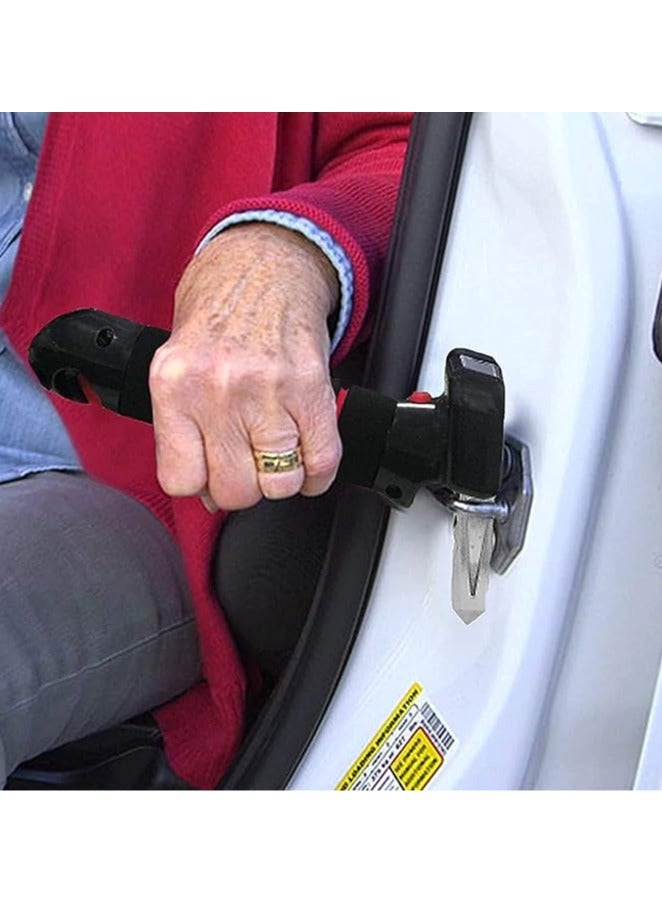 عام مقبض دعم السيارة، مقبض مساعدة السيارة 4 في 1، عوامة تعتمد عليها لمساعدة المشي، مقبض الباب، عصا المشي، مقبض القبض، شريط التقاط، مع فلاش إضاءة LED، قاطع حزام الأمان، مقبض السلامة للمساعدة في الوقوف، من النايلون معدل للمساعدة في الوقوف، مقبض أمان للأشخاص الكبار. - Image 5