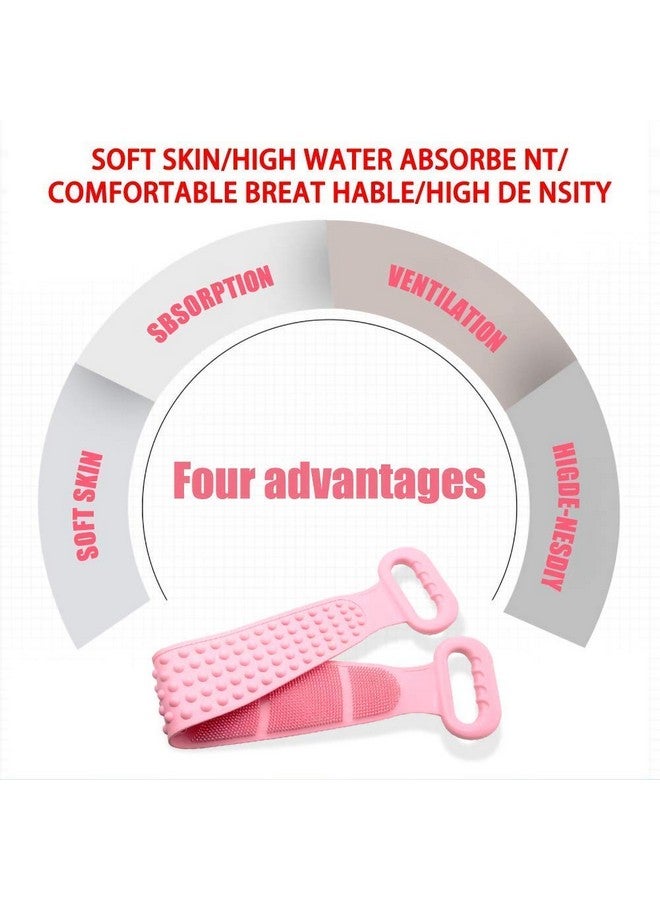 Hookcart Silicone Body Back Scrubber, Double Side Bathing Brush, Pack of 1 - Image 4