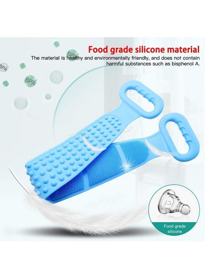 Hookcart Silicone Body Back Scrubber, Double Side Bathing Brush, Pack of 1 - Image 5