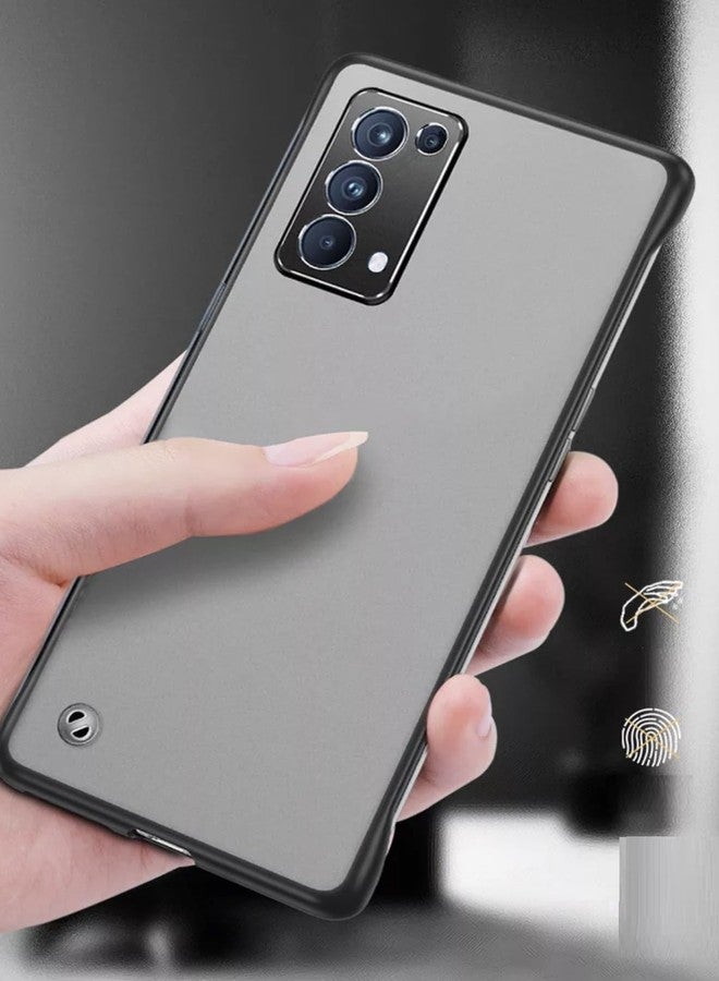 ريل كيس غطاء خلفي أنيق من REALCASE لهاتف Oppo Reno 5 Pro | غطاء TPU أنيق فائق النحافة بدون إطار ومقاوم للصدمات | غطاء حماية لهاتف Oppo Reno 5 Pro (أزرق فاتح) - Image 3