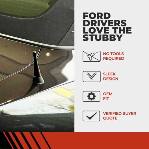 CravenSpeed Stubby Antenna Compatible with Ford Explorer 1995-2010 | 3.2 Inches | Short Antenna Replacement | Made in The USA - Image 3
