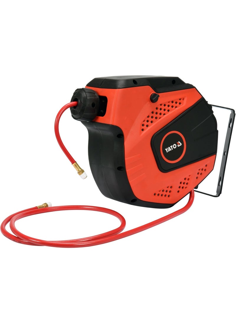 Yato خرطوم هواء YATO PVC مع بكرة أوتوماتيكية 6.5 مم × 14 م YT-24243