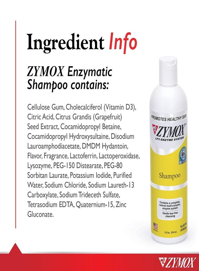 Zymox Enzymatic Shampoo for Dogs and Cats, 12oz - Image 5