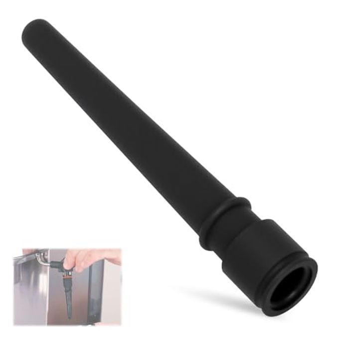 CHAR YONG Steam Nozzle 5313259991 Coffee Machine Lower Tube Fits for De'Longhi Espresso Coffee Maker Milk Foam Spout 1 Hole Silicone Milk Foam Spout Replacement Suitable for Cafe Milk Tea Shop Families to Use - Image 1