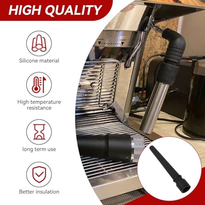 CHAR YONG Steam Nozzle 5313259991 Coffee Machine Lower Tube Fits for De'Longhi Espresso Coffee Maker Milk Foam Spout 1 Hole Silicone Milk Foam Spout Replacement Suitable for Cafe Milk Tea Shop Families to Use - Image 2
